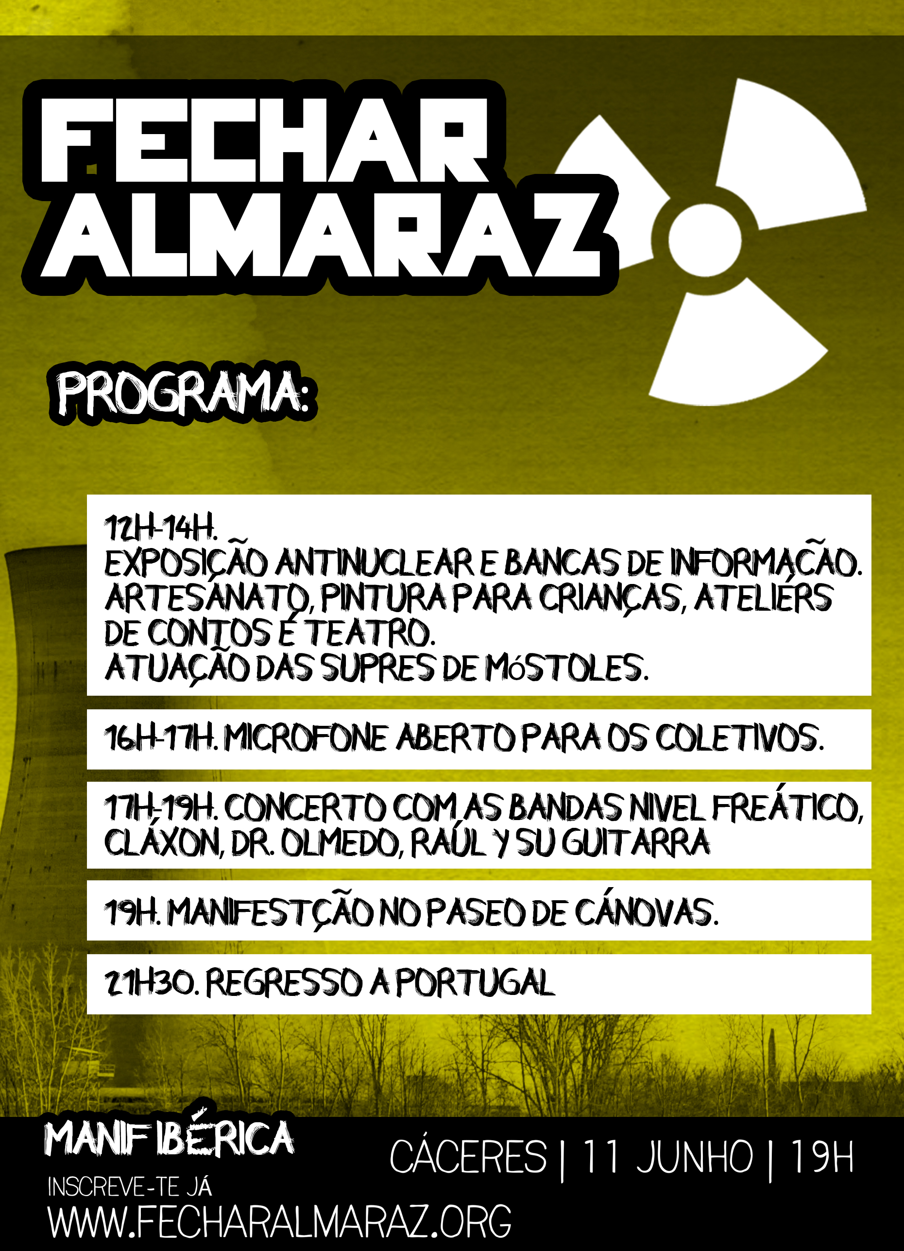 Almaraz Manif Ibérica Programa Cartaz (1)